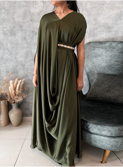 Drape style kaftan