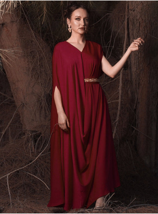 Kaftan Drape - Red