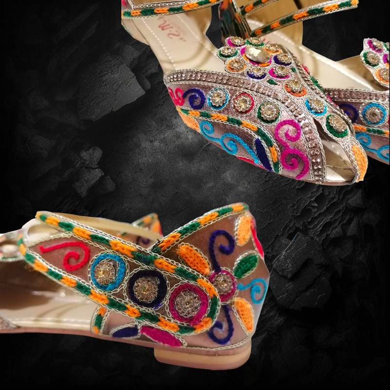 Intricate Hand crafted Sandal JahanAra