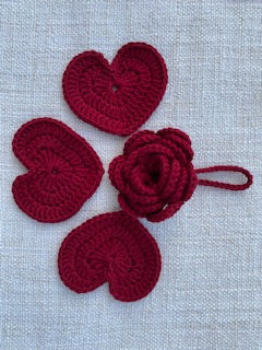 Self Love Collection - rose loofah and heart face pads