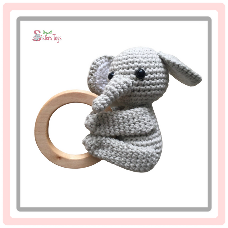Amigurumi  Elephant and Teether