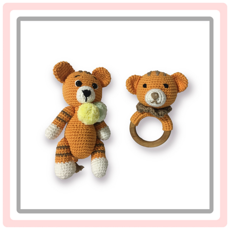 Amigurumi  Tiger and Teether